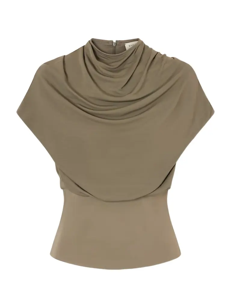 Jocelyn Gathered Draped Jersey Top Jocelyn Gathered Draped Jersey Top