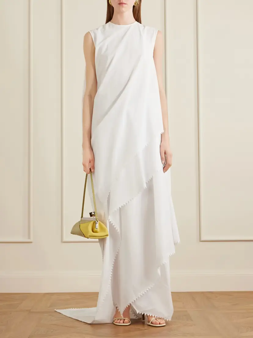 Jacquemus Salon Mais Suede And Patent-leather Clutch | Thumbnail 2