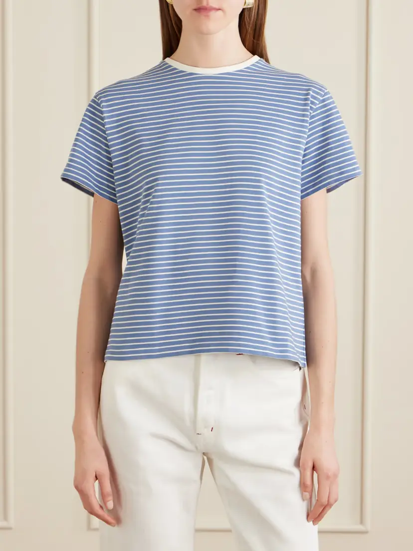 STILL HERE Striped Cotton-jersey T-shirt | Thumbnail 3 STILL HERE Striped Cotton-jersey T-shirt | Thumbnail 3