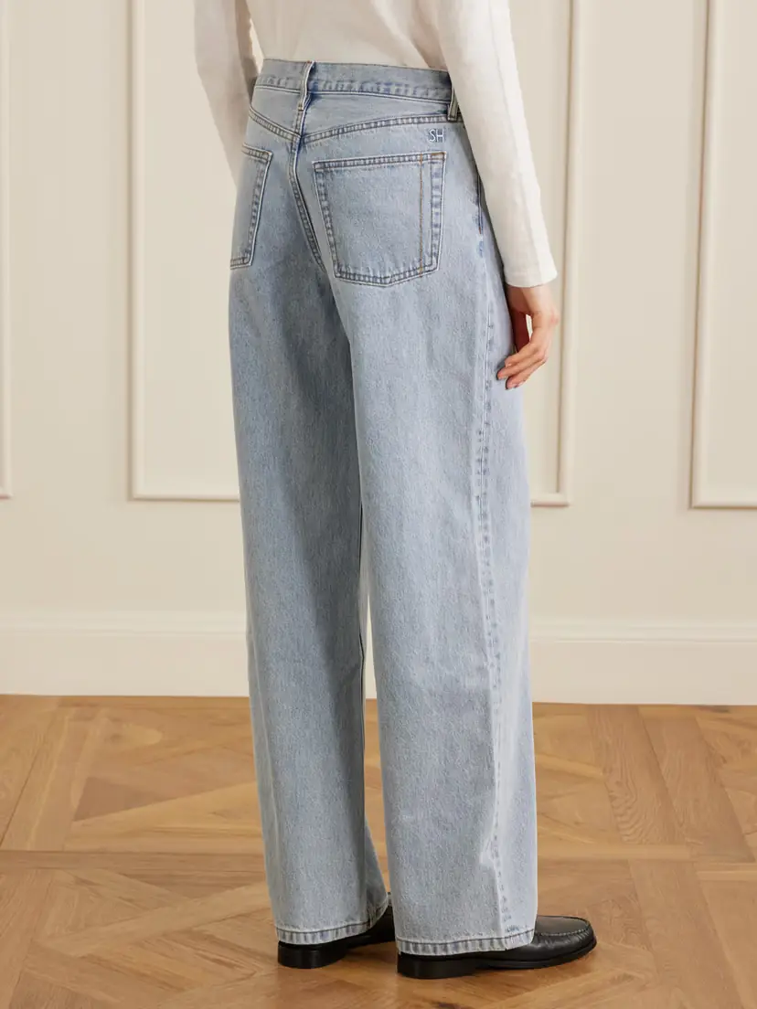 STILL HERE Everyday Mid-rise Straight-leg Jeans | Thumbnail 4 STILL HERE Everyday Mid-rise Straight-leg Jeans | Thumbnail 4