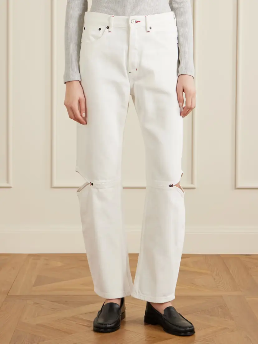 STILL HERE Cowgirl Cut-out High-rise Straight-leg Jeans | Thumbnail 3 STILL HERE Cowgirl Cut-out High-rise Straight-leg Jeans | Thumbnail 3