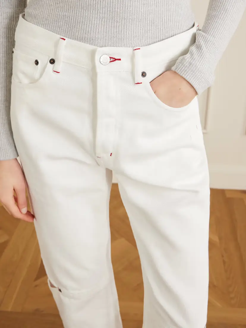 STILL HERE Cowgirl Cut-out High-rise Straight-leg Jeans | Thumbnail 5 STILL HERE Cowgirl Cut-out High-rise Straight-leg Jeans | Thumbnail 5