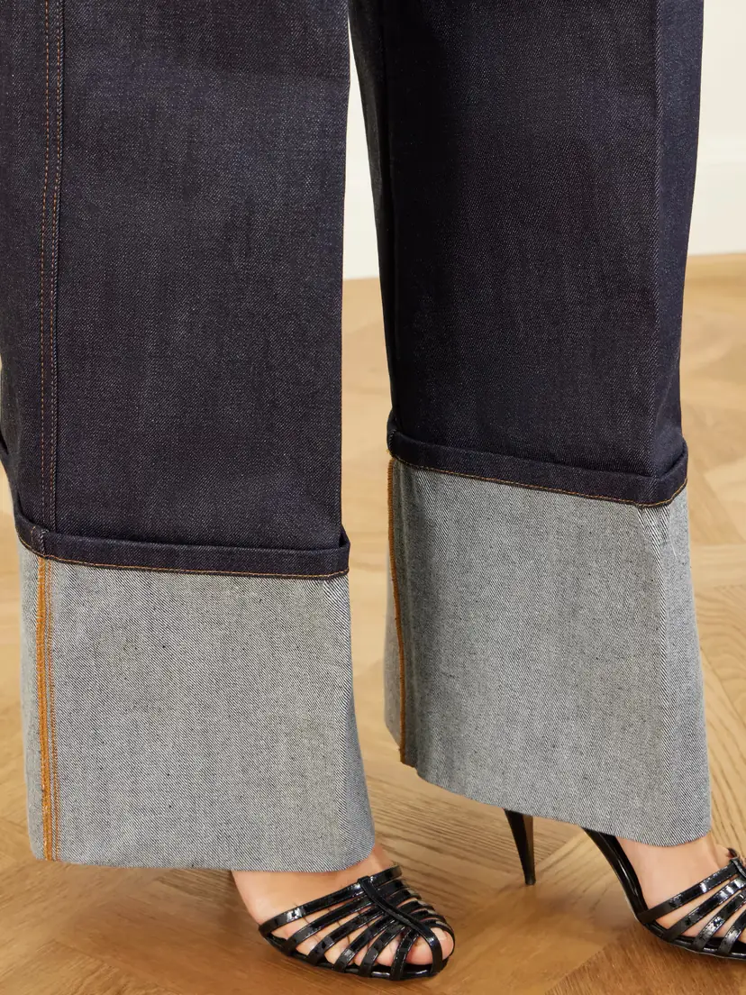 Givenchy Creased Wide-leg Denim Jeans | Thumbnail 4 Givenchy Creased Wide-leg Denim Jeans | Thumbnail 4