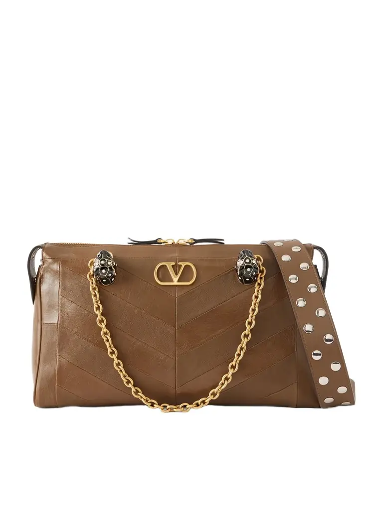 Valentino Garavani Panthea Medium Embellished Leather Shoulder Bag | Image 1 Valentino Garavani Panthea Medium Embellished Leather Shoulder Bag | Image 1