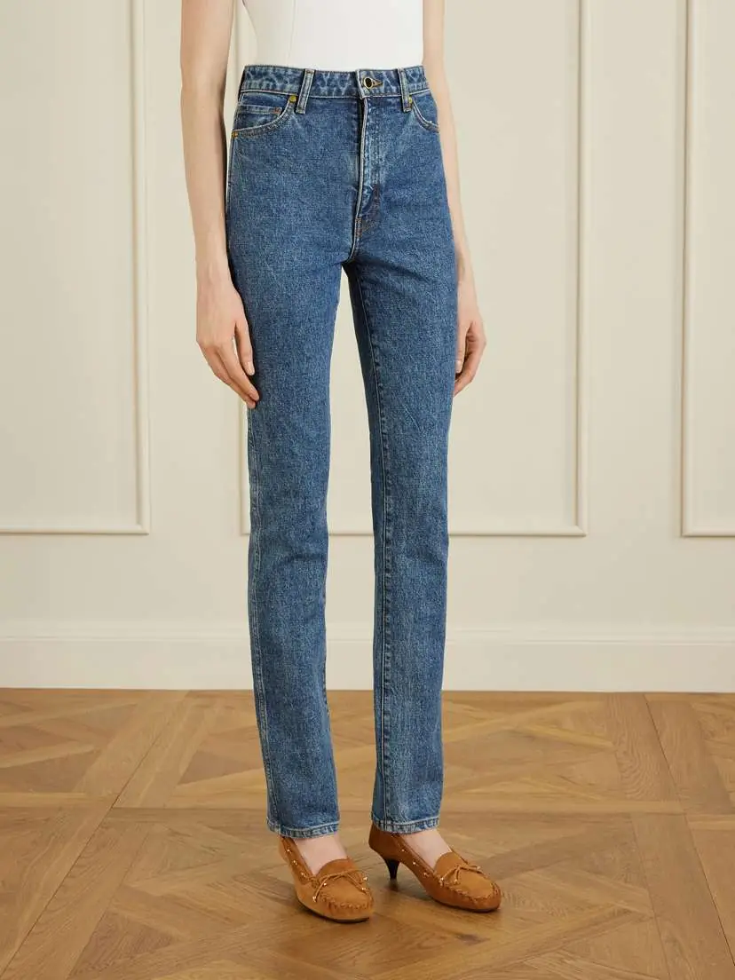 Khaite Daria High-rise Slim-leg Jeans | Thumbnail 3