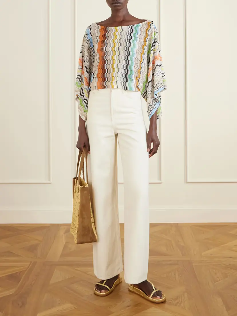 Missoni Striped Crochet-knit Top | Thumbnail 2 Missoni Striped Crochet-knit Top | Thumbnail 2