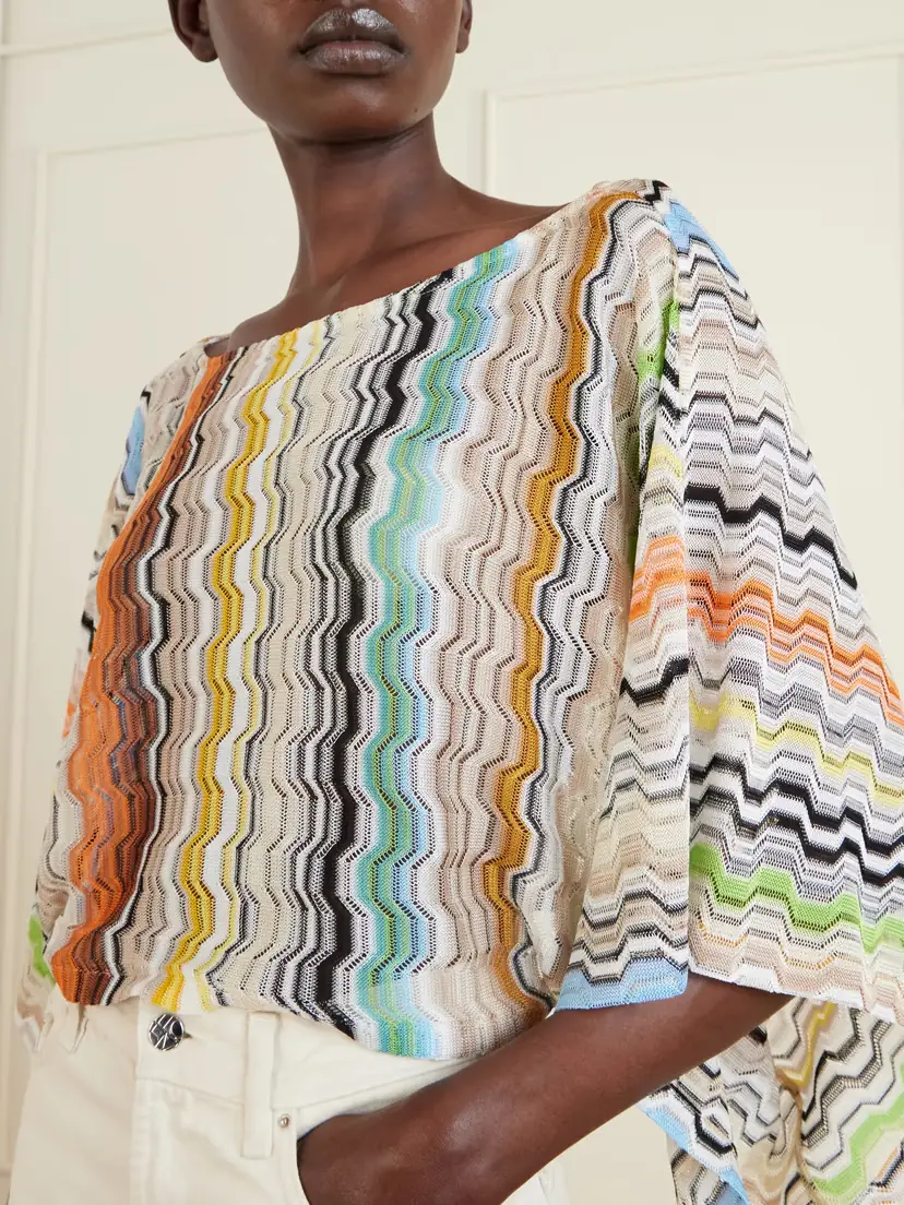 Missoni Striped Crochet-knit Top | Thumbnail 4 Missoni Striped Crochet-knit Top | Thumbnail 4