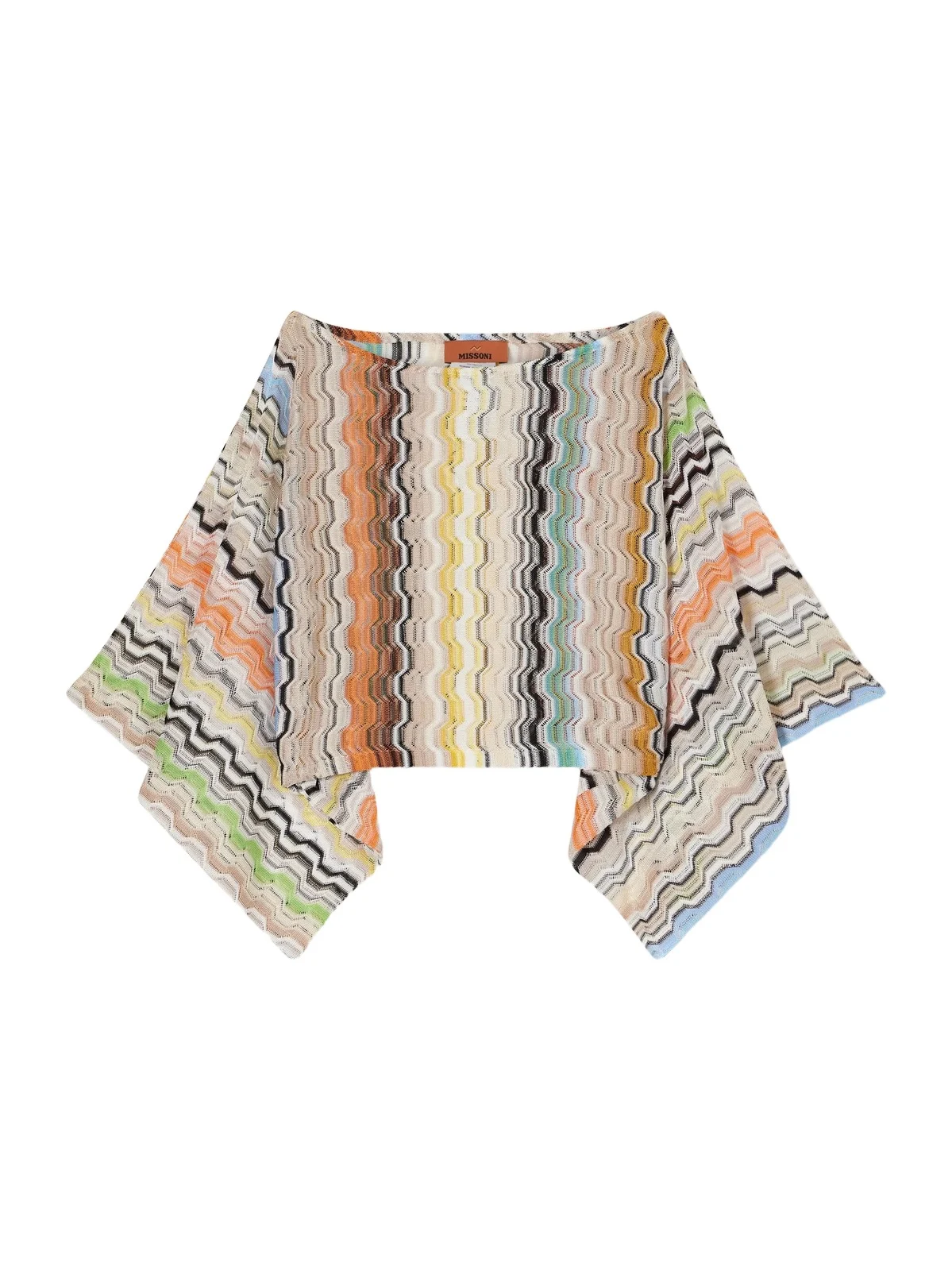 Striped Crochet-knit Top