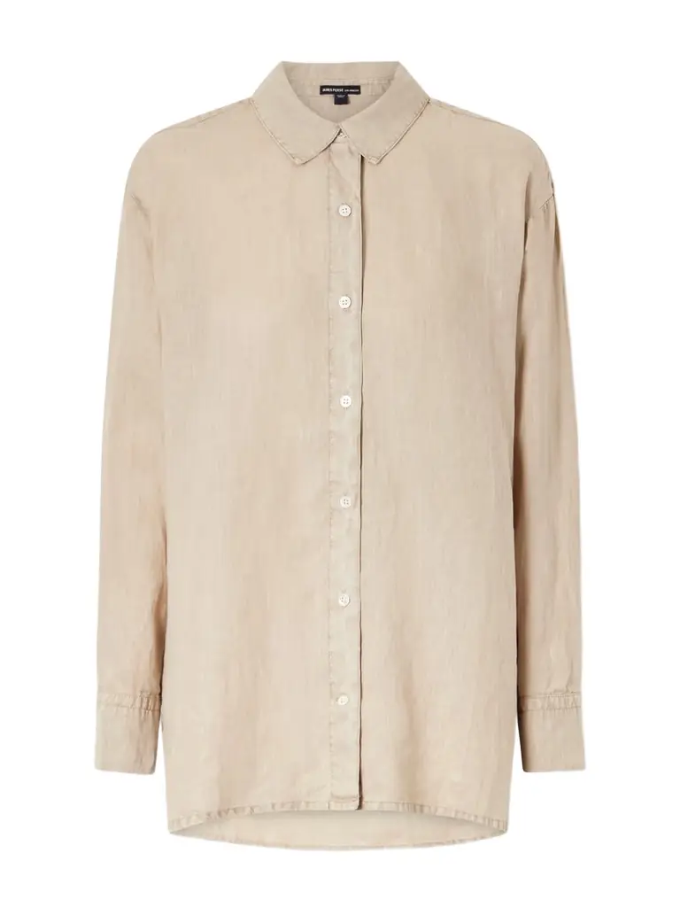 James Perse Linen-canvas Shirt | Image 1 James Perse Linen-canvas Shirt | Image 1