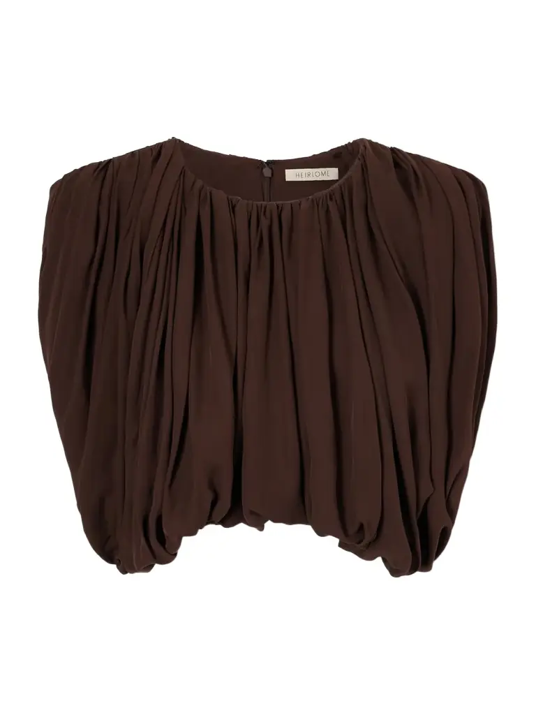 Renata Silk Cropped Top