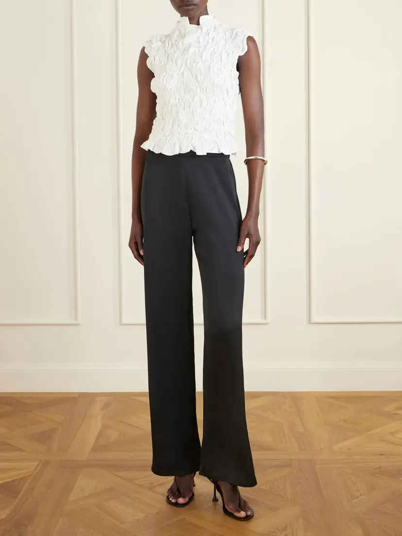 Heirlome Sloane Silk-crepe Top | Thumbnail 2 Heirlome Sloane Silk-crepe Top | Thumbnail 2