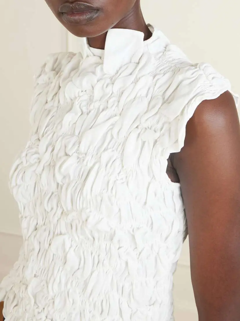 Heirlome Sloane Silk-crepe Top | Thumbnail 4 Heirlome Sloane Silk-crepe Top | Thumbnail 4