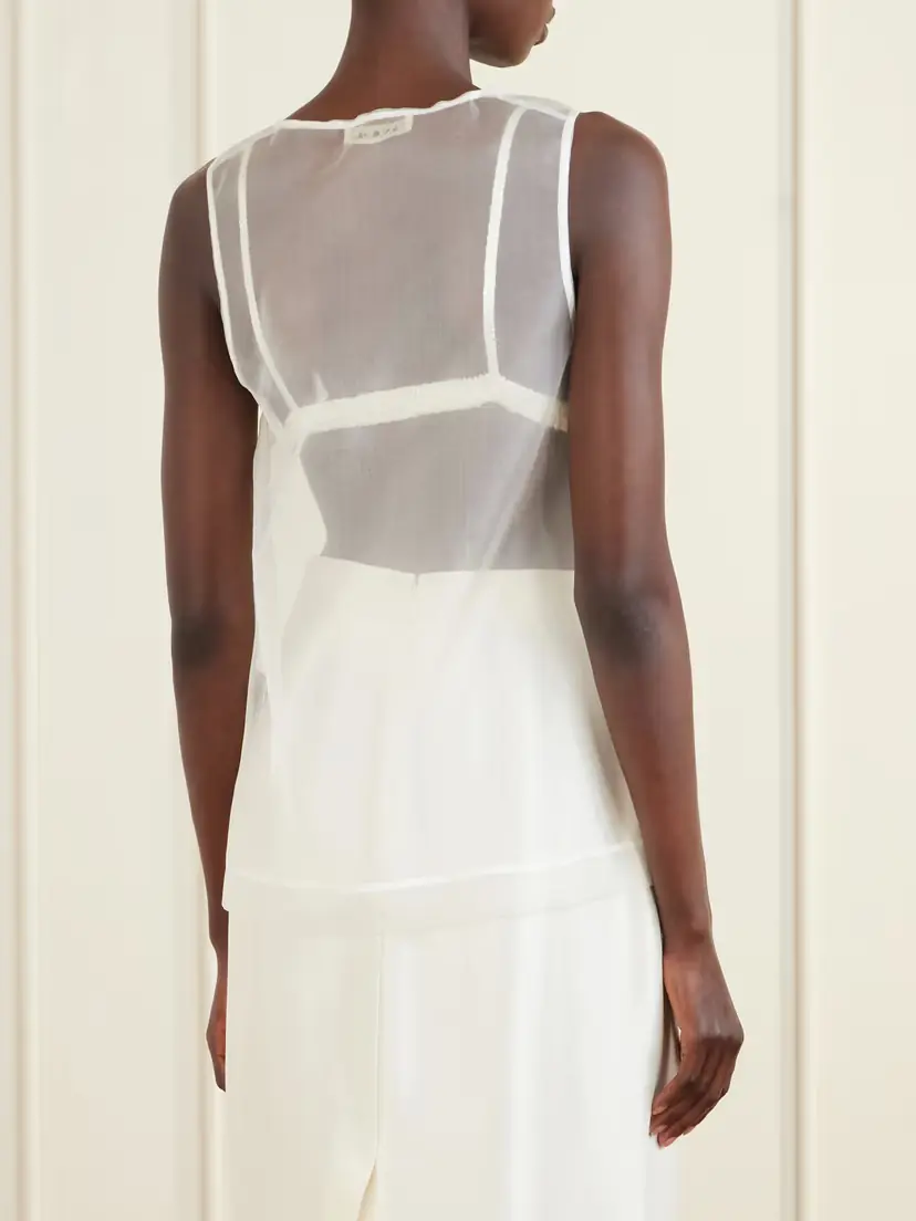 Heirlome Elaine Silk-organza Tank Top | Thumbnail 4
