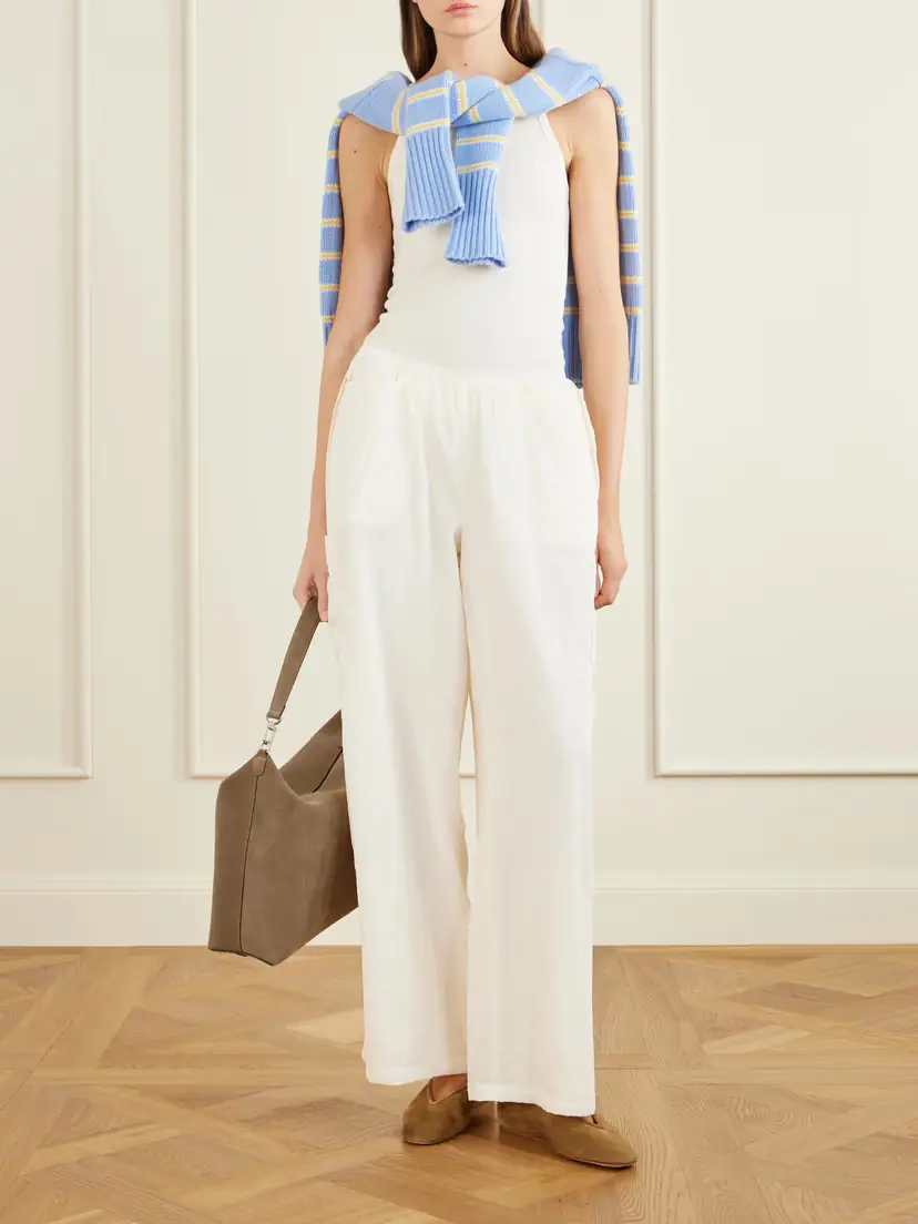 La Ligne Crinkled-satin Wide-leg Cargo Pants | Thumbnail 2 La Ligne Crinkled-satin Wide-leg Cargo Pants | Thumbnail 2