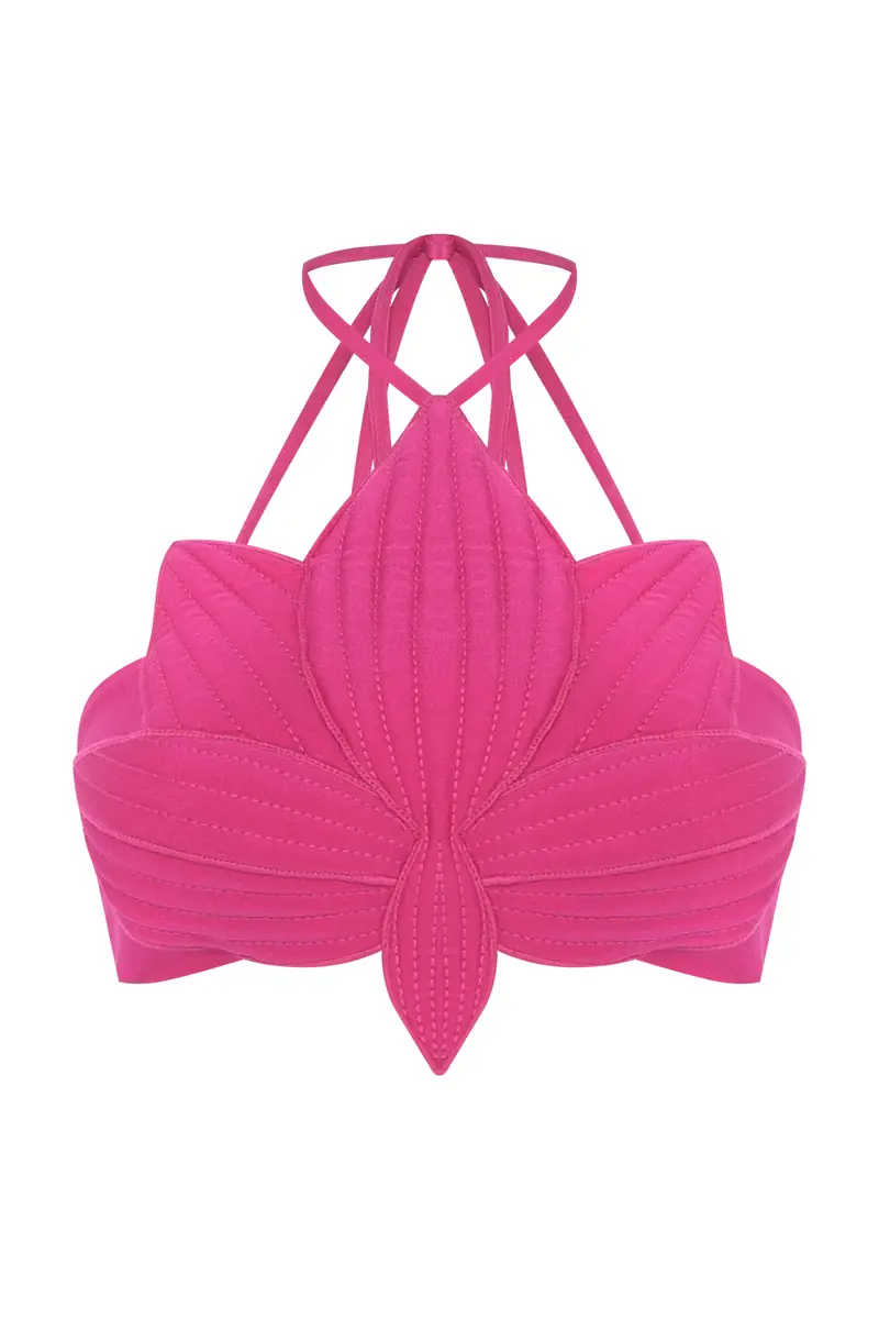 PatBo AURORA LYCRA LOTUS BIKINI TOP | Thumbnail 4 PatBo AURORA LYCRA LOTUS BIKINI TOP | Thumbnail 4