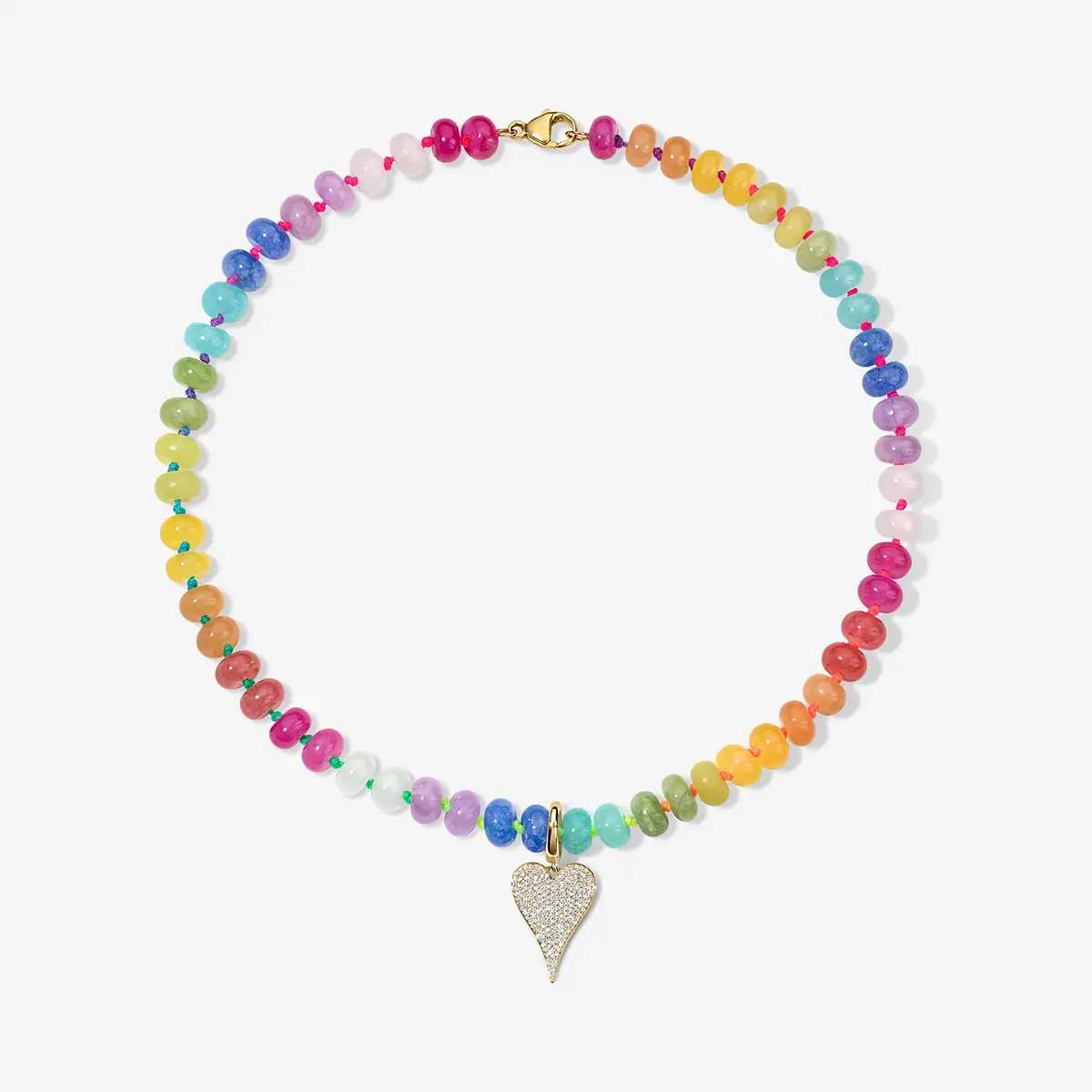 Stephanie Gottlieb Kendall Rainbow Beaded Necklace | Thumbnail 2