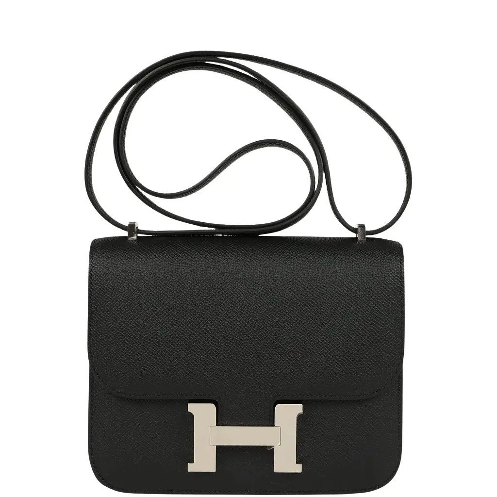 Hermes Constance 18 Black Epsom Palladium Hardware Hermes Constance 18 Black Epsom Palladium Hardware