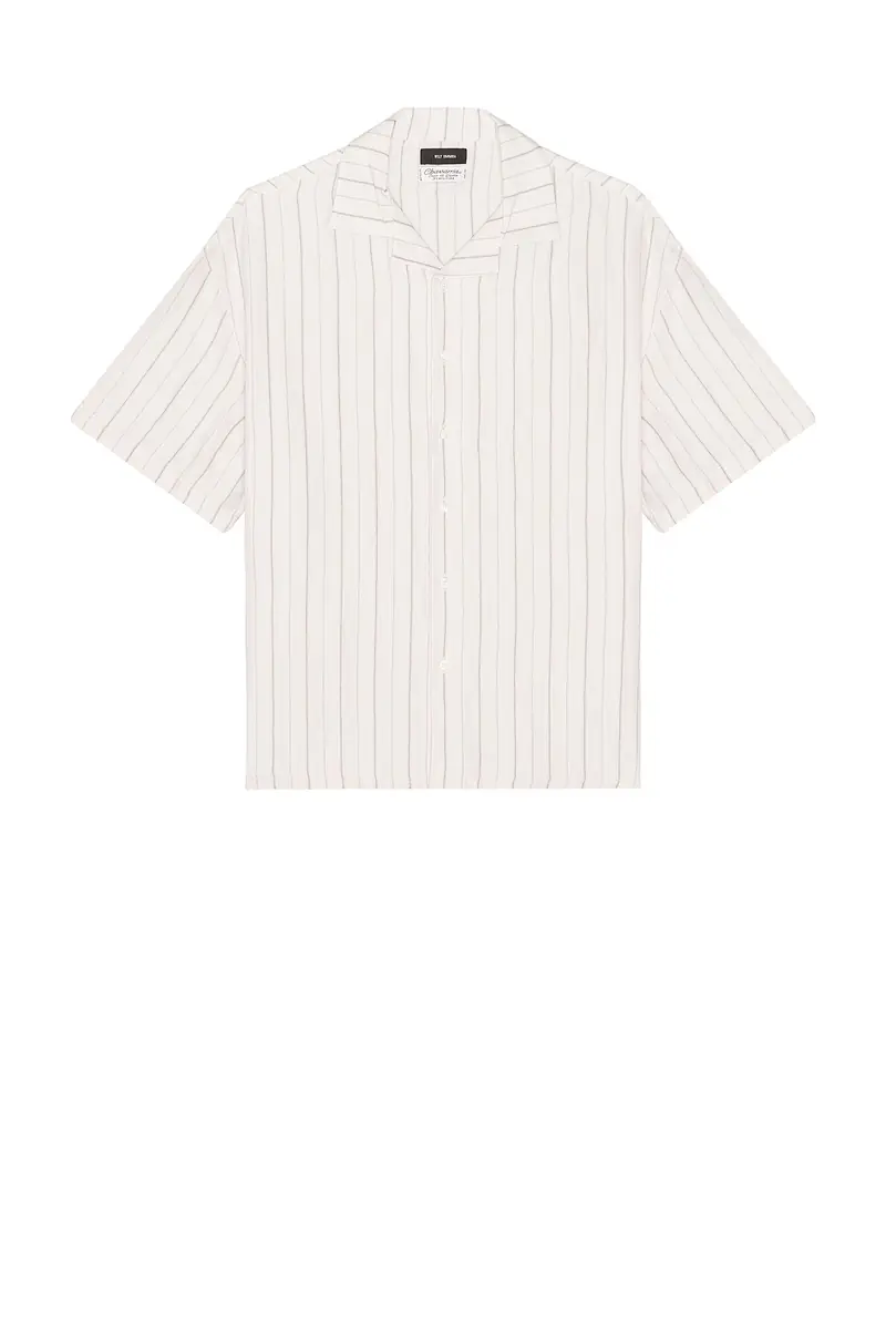 Willy Chavarria Camp Collar Short Sleeve Shirt | Thumbnail 4
