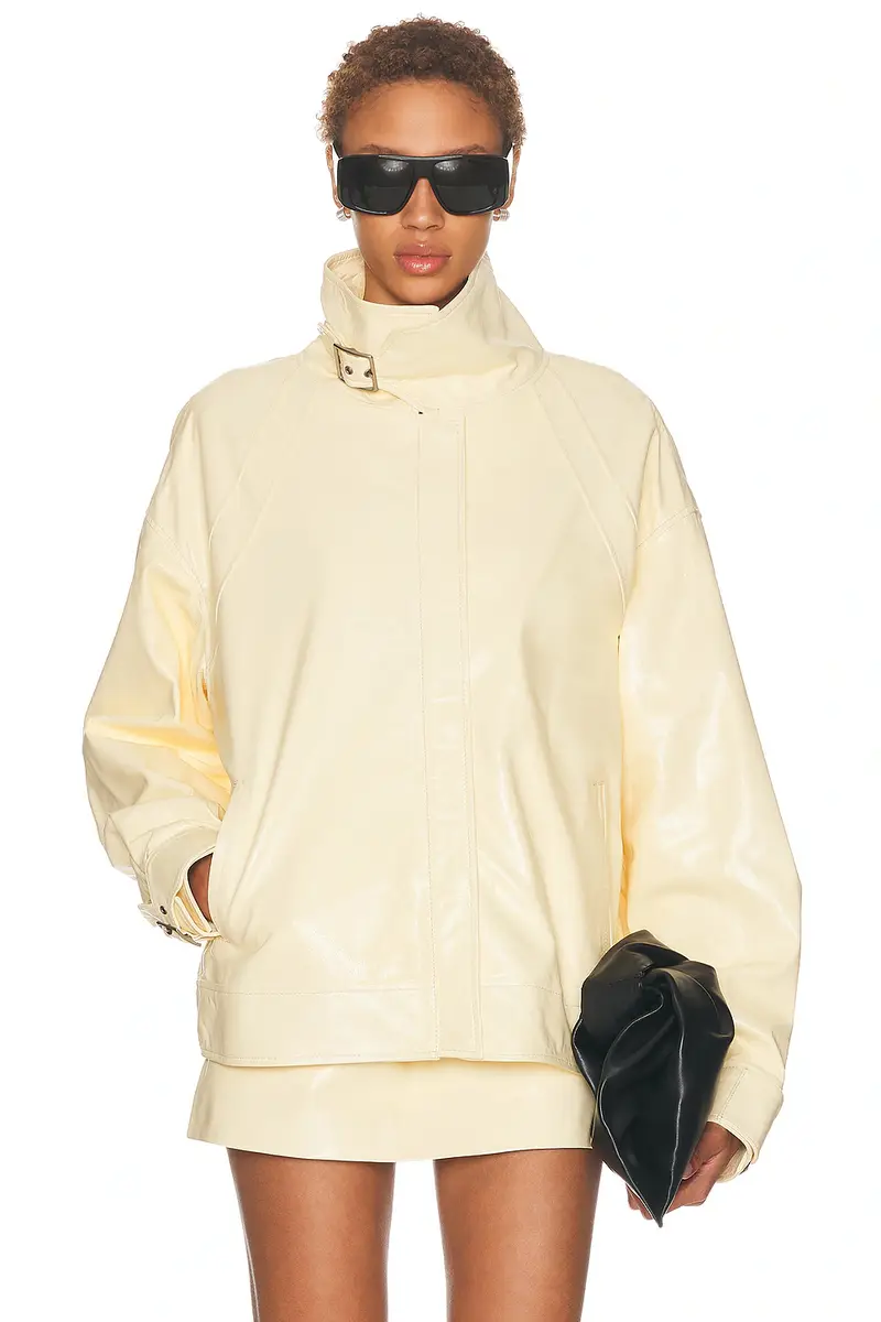 Mimchik Buckle Aviator Jacket | Image 1 Mimchik Buckle Aviator Jacket | Image 1