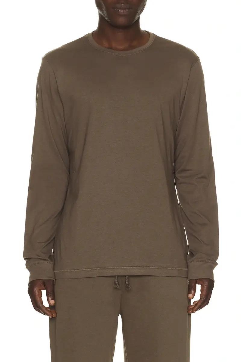Skims Cotton Long Sleeve T-Shirt | Thumbnail 3