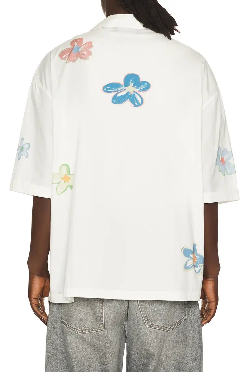 Nahmias Super Bloom Cropped Short Sleeve Shirt | Thumbnail 4