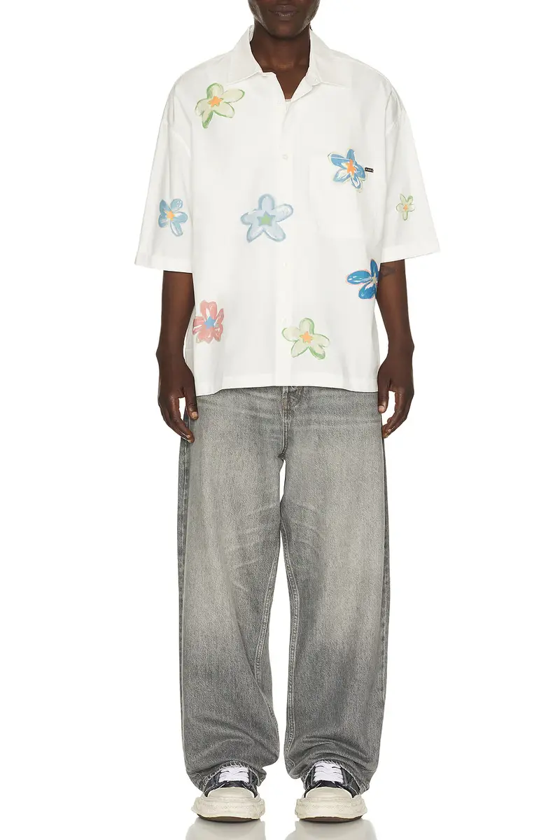 Nahmias Super Bloom Cropped Short Sleeve Shirt | Thumbnail 5