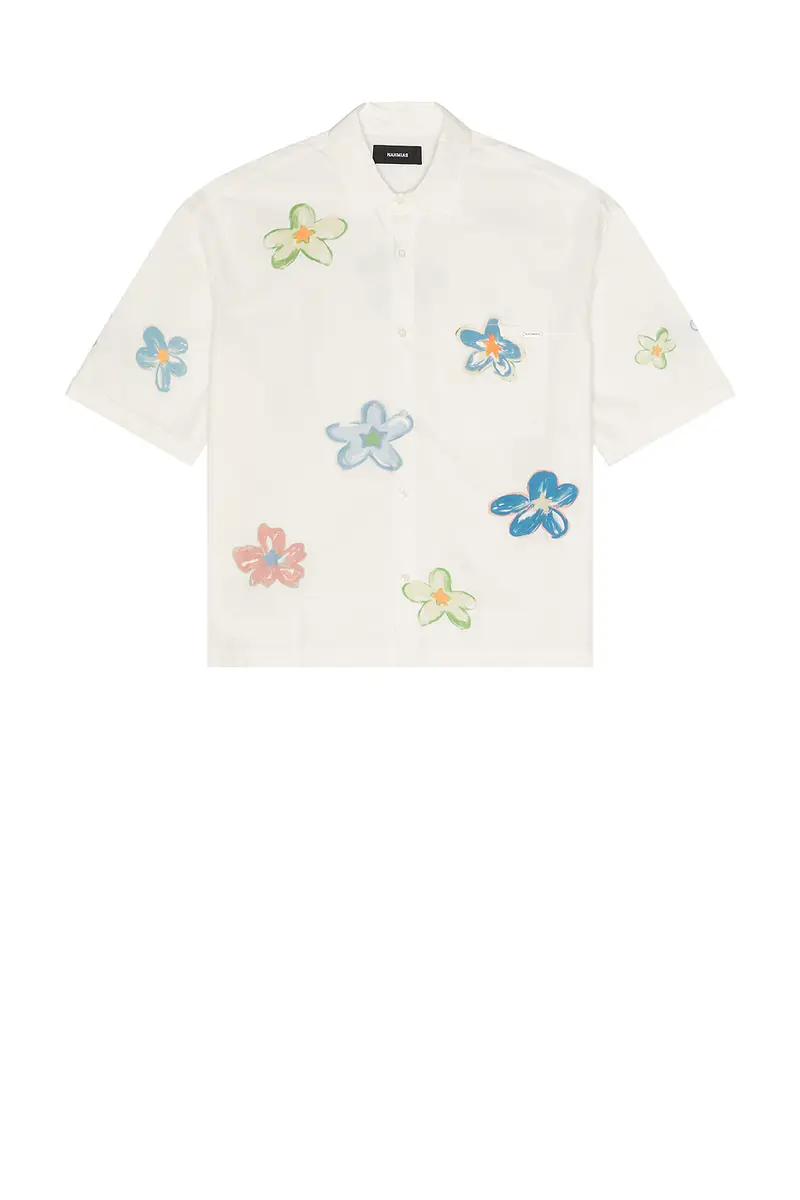 Nahmias Super Bloom Cropped Short Sleeve Shirt | Thumbnail 6