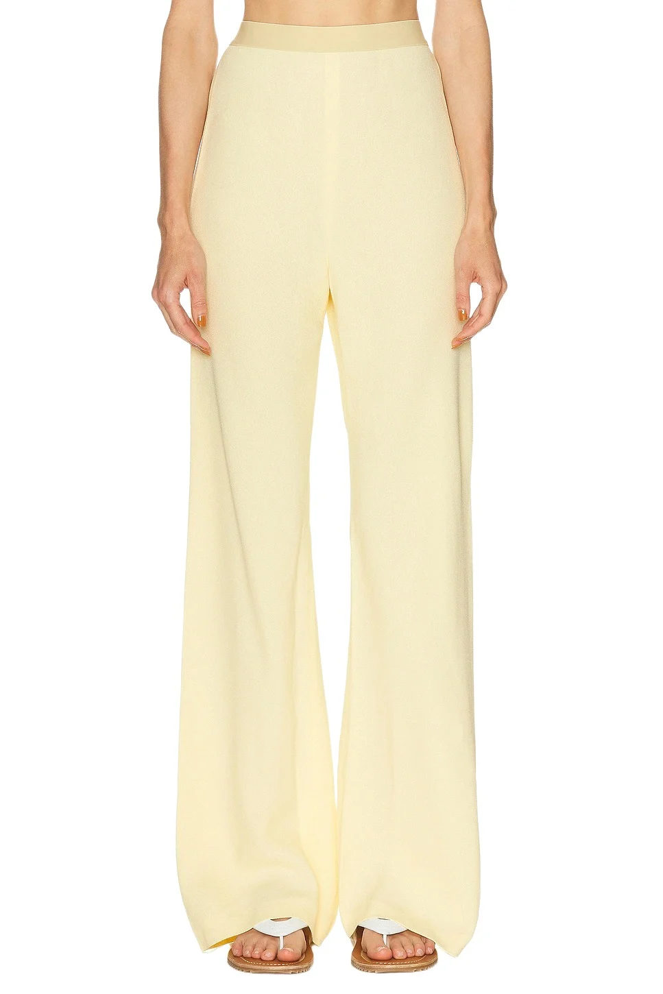 Wardrobe.NYC Crepe Bias Cut Pant