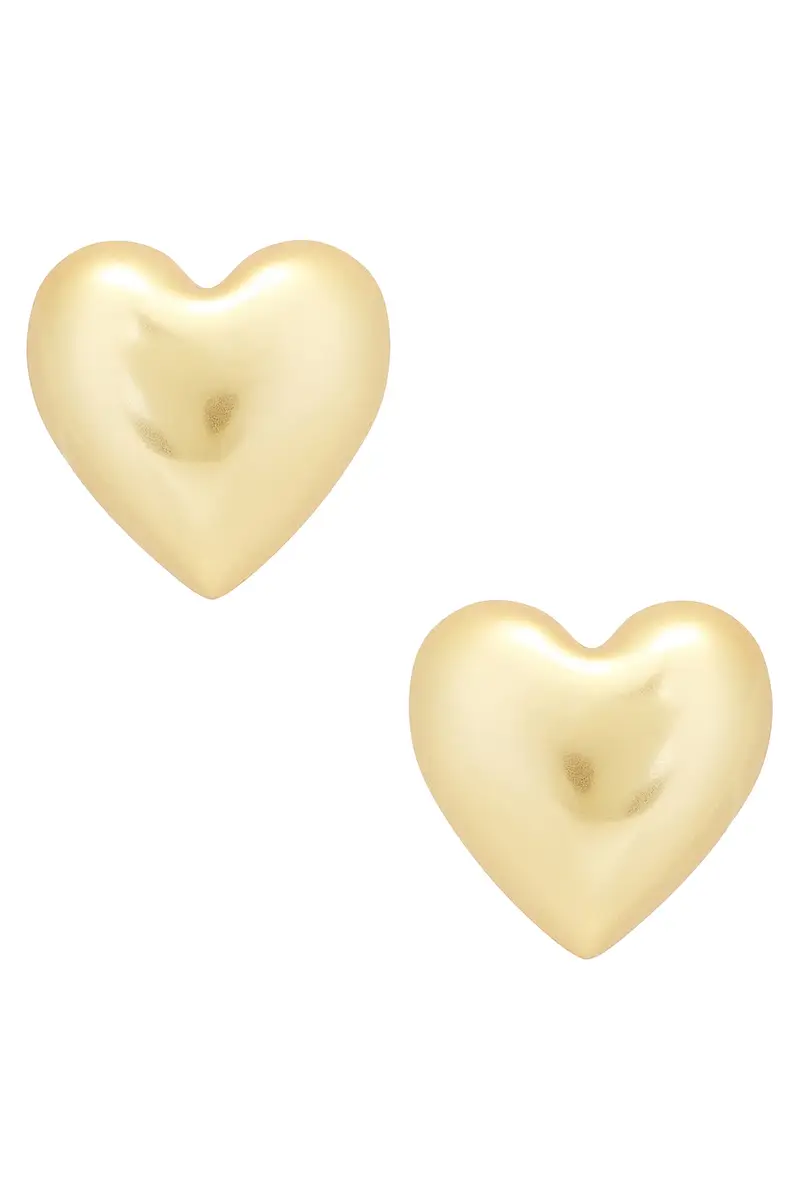 Roxanne Assoulin The Puffy Heart Stud Earrings | Thumbnail 3