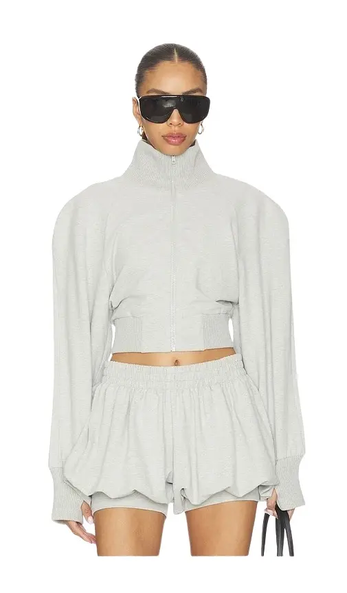 Norma Kamali Oversized Turtle Bomber Jacket