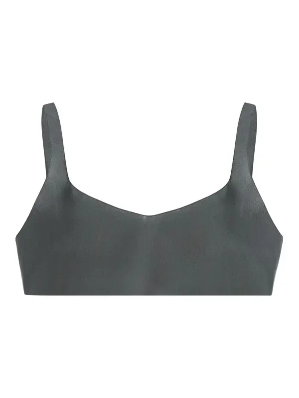 Silk Crepe de Chine Cropped Top