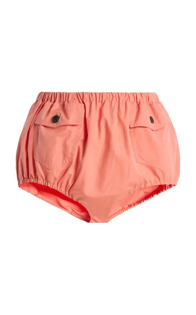 Prada Cotton-Poplin Bloomer Shorts