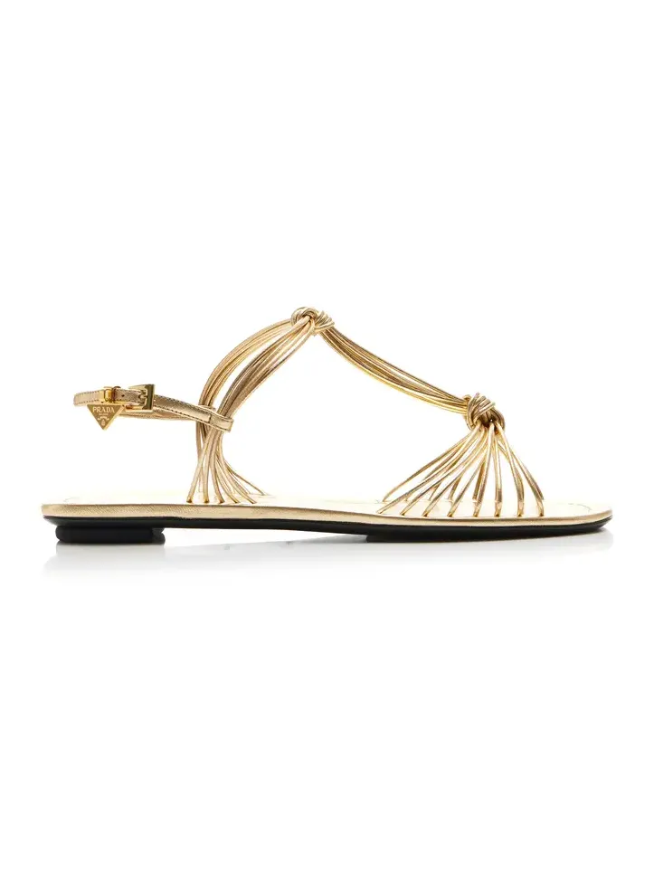 Metallic Leather Sandals Metallic Leather Sandals