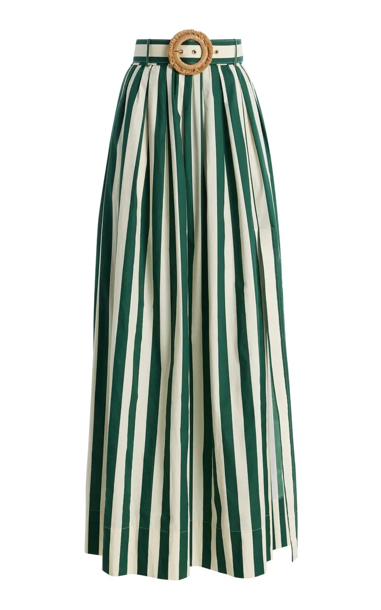 Cara Cara Greenfield Striped Cotton Maxi Skirt | Image 1 Cara Cara Greenfield Striped Cotton Maxi Skirt | Image 1