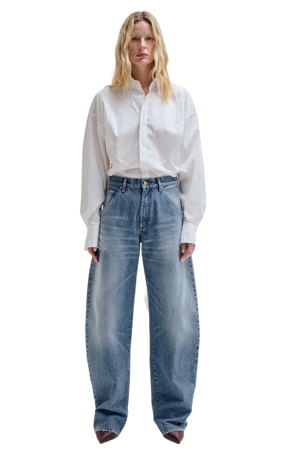 DARKPARK Khris Mid-Rise Wide-Leg Jeans