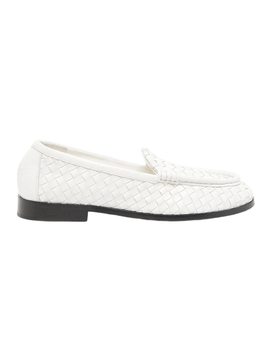 Women's Silenzio Intrecciato Leather Loafers
