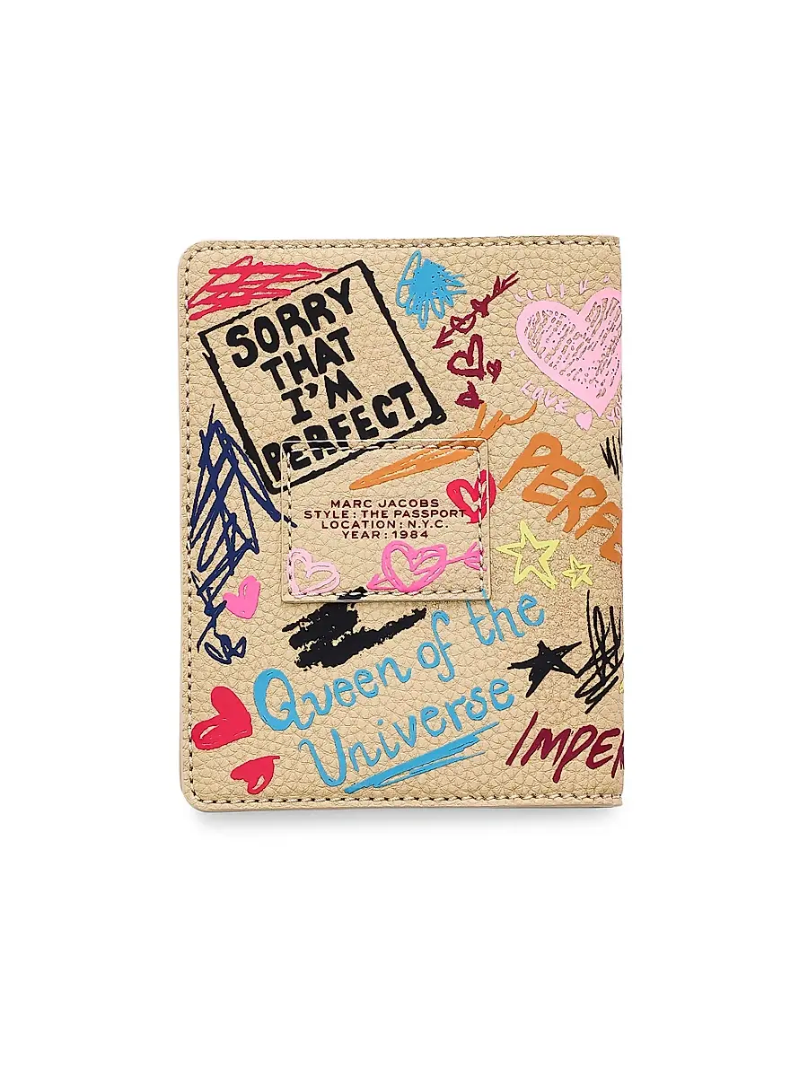 Marc Jacobs The Punk Scribble Passport Case | Thumbnail 3 Marc Jacobs The Punk Scribble Passport Case | Thumbnail 3