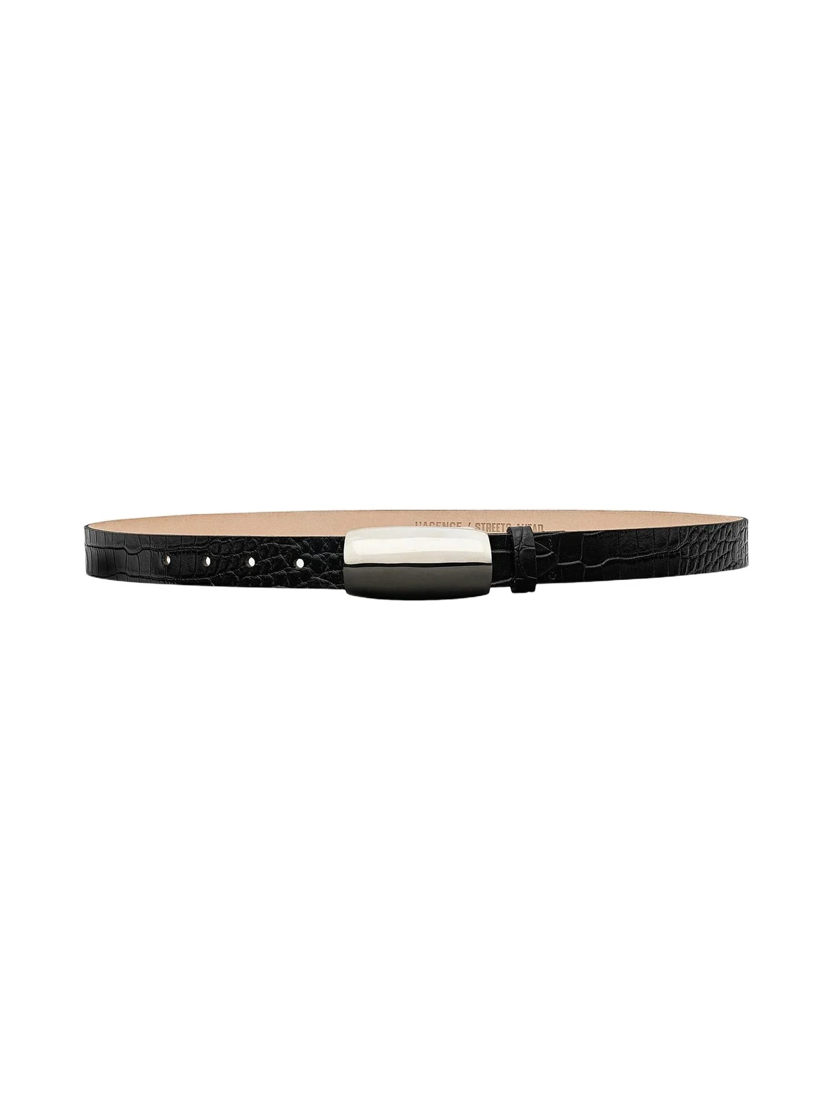 Women's Marlowe Lizard-Embossed Leather Belt Women's Marlowe Lizard-Embossed Leather Belt