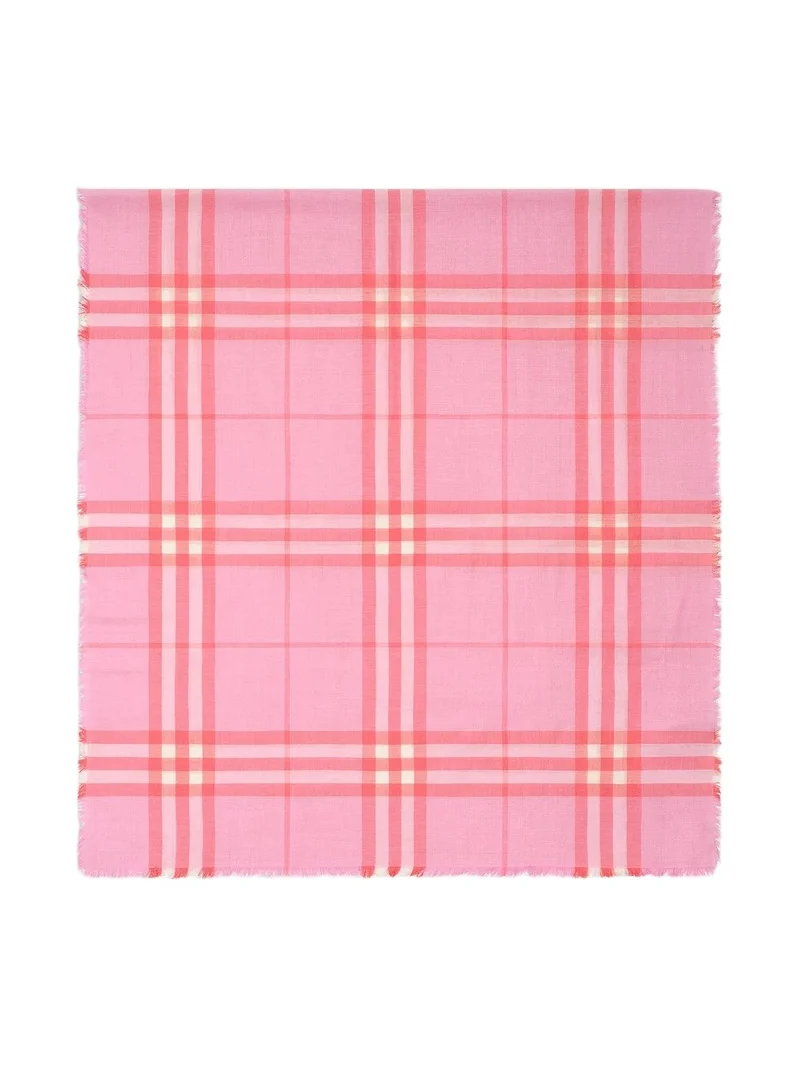 Women's Check Wool-Silk Scarf Women's Check Wool-Silk Scarf
