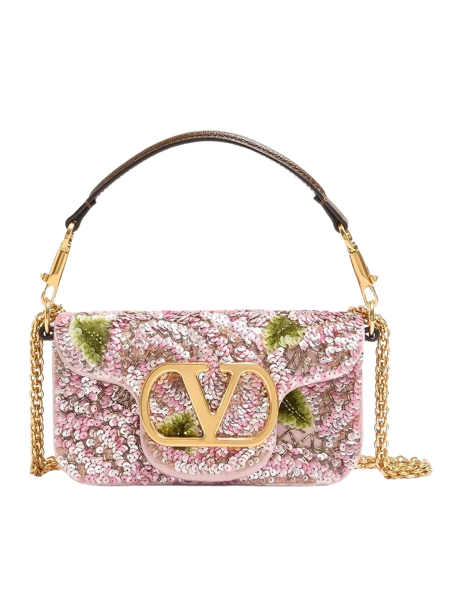 Women's Locò Small Embroidered Shoulder Bag Women's Locò Small Embroidered Shoulder Bag