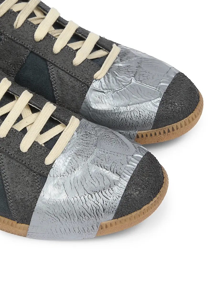 Maison Margiela Men's Men's Replica Deconstructed Suede Sneakers | Thumbnail 5 Maison Margiela Men's Men's Replica Deconstructed Suede Sneakers | Thumbnail 5