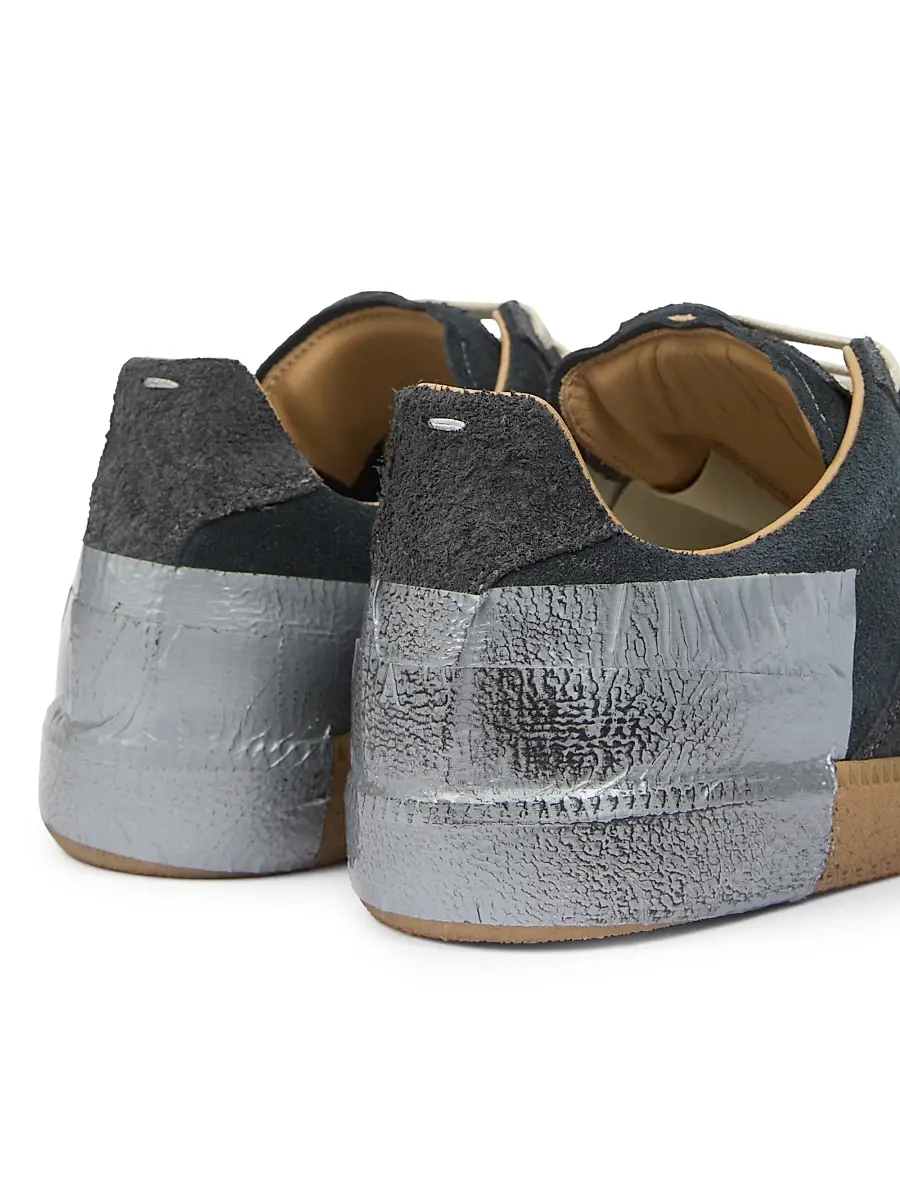 Maison Margiela Men's Men's Replica Deconstructed Suede Sneakers | Thumbnail 6 Maison Margiela Men's Men's Replica Deconstructed Suede Sneakers | Thumbnail 6