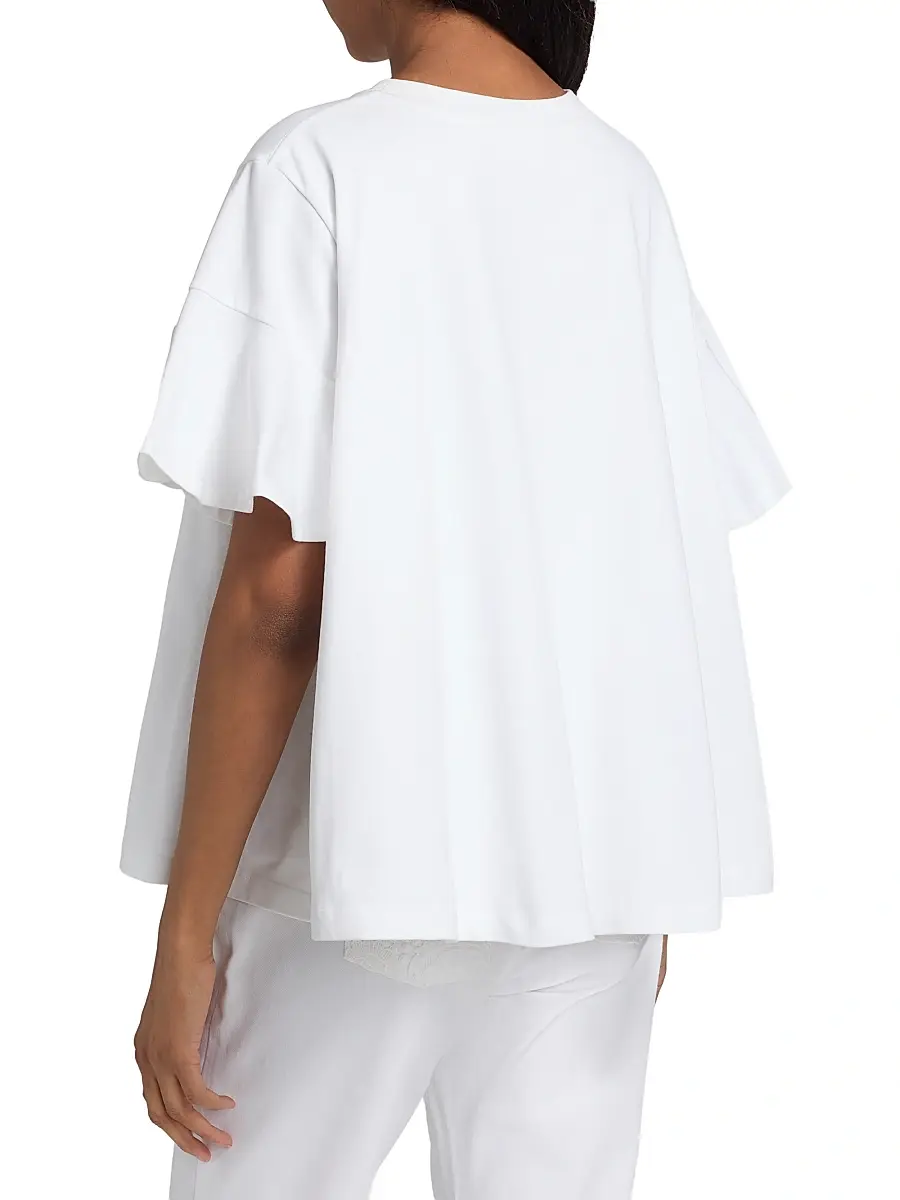 Cinq à Sept Women's Jane Cotton Trapeze T-Shirt | Thumbnail 5 Cinq à Sept Women's Jane Cotton Trapeze T-Shirt | Thumbnail 5