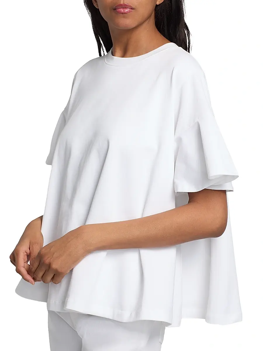 Cinq à Sept Women's Jane Cotton Trapeze T-Shirt | Thumbnail 6 Cinq à Sept Women's Jane Cotton Trapeze T-Shirt | Thumbnail 6