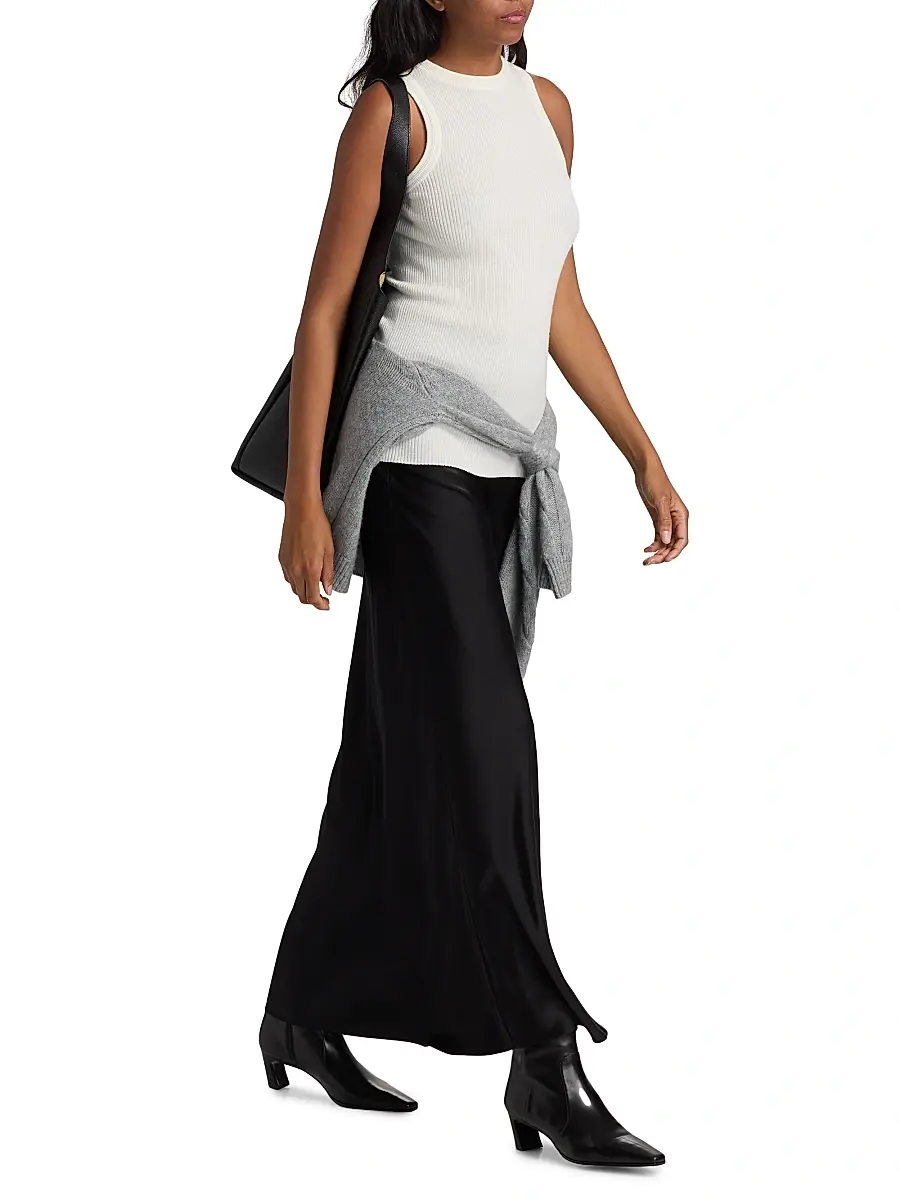 Lisa Yang Women's Amya Rib-Knit Cotton-Cashmere Tank | Thumbnail 2 Lisa Yang Women's Amya Rib-Knit Cotton-Cashmere Tank | Thumbnail 2