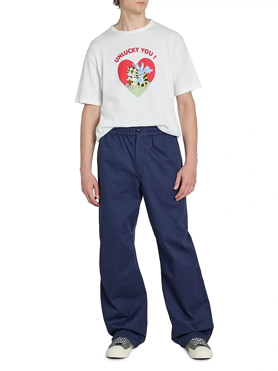 KENZO Men's Unlucky You Cartoon Classic T-Shirt | Thumbnail 2 KENZO Men's Unlucky You Cartoon Classic T-Shirt | Thumbnail 2