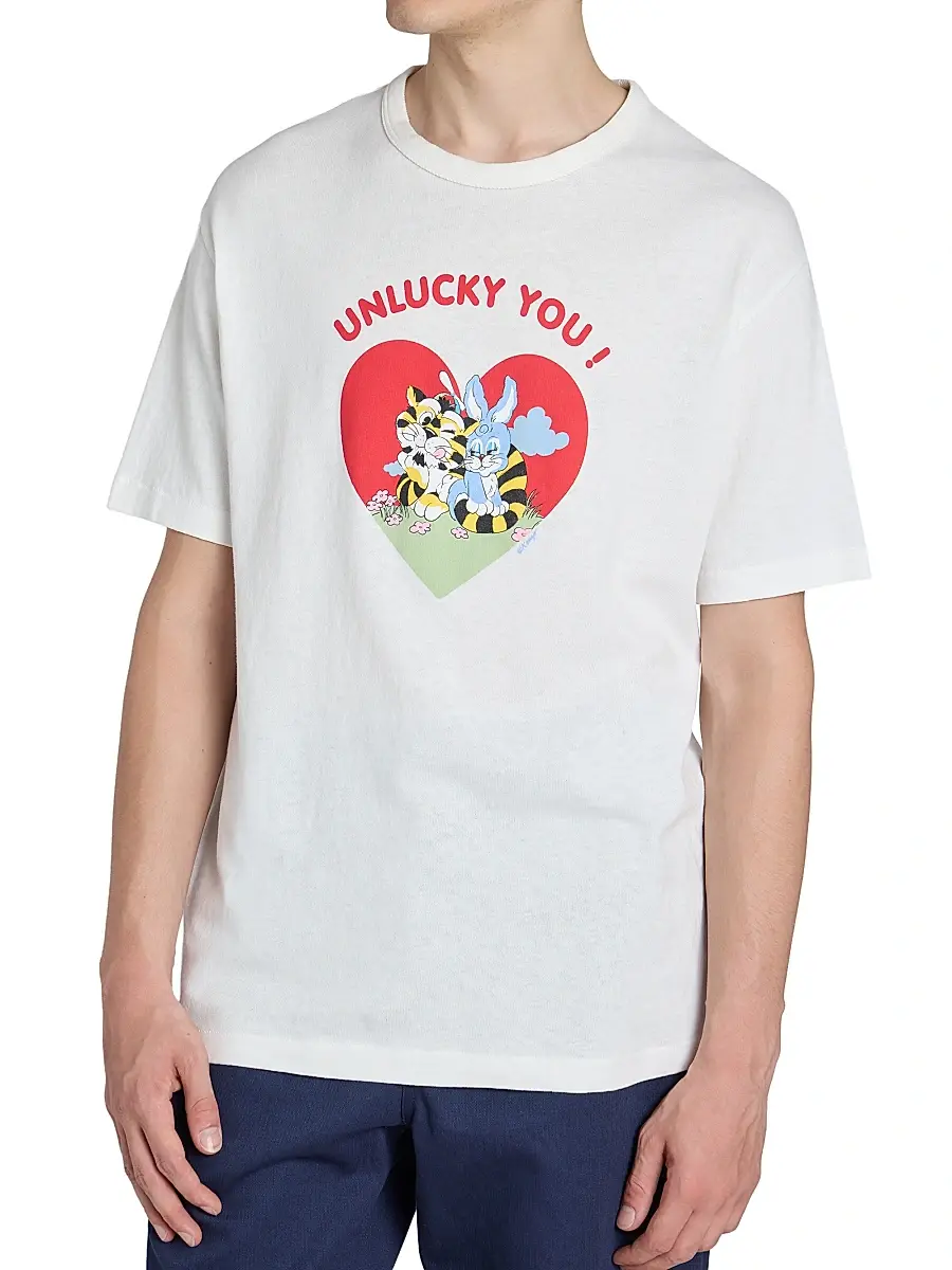 KENZO Men's Unlucky You Cartoon Classic T-Shirt | Thumbnail 6 KENZO Men's Unlucky You Cartoon Classic T-Shirt | Thumbnail 6