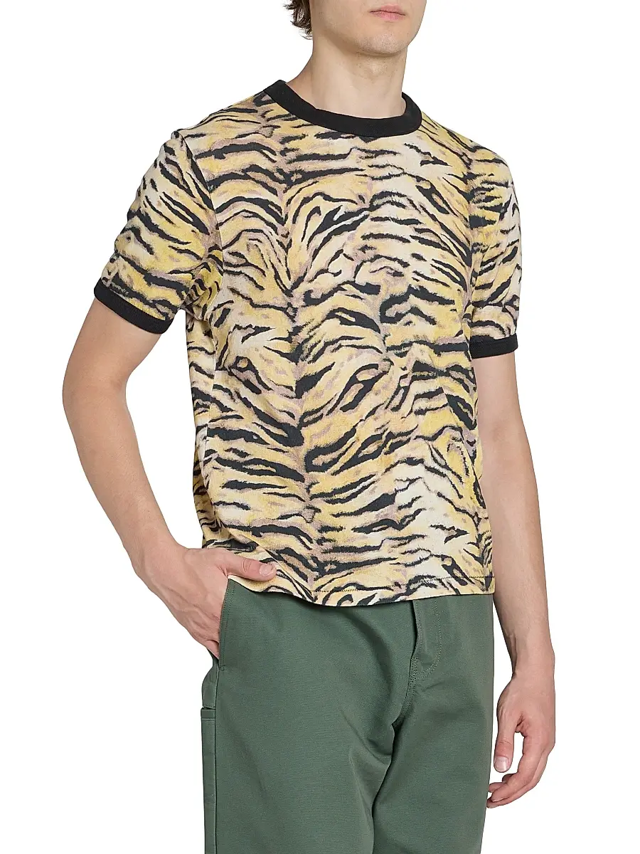 KENZO Men's Tiger Slim-Fit T-Shirt | Thumbnail 4
