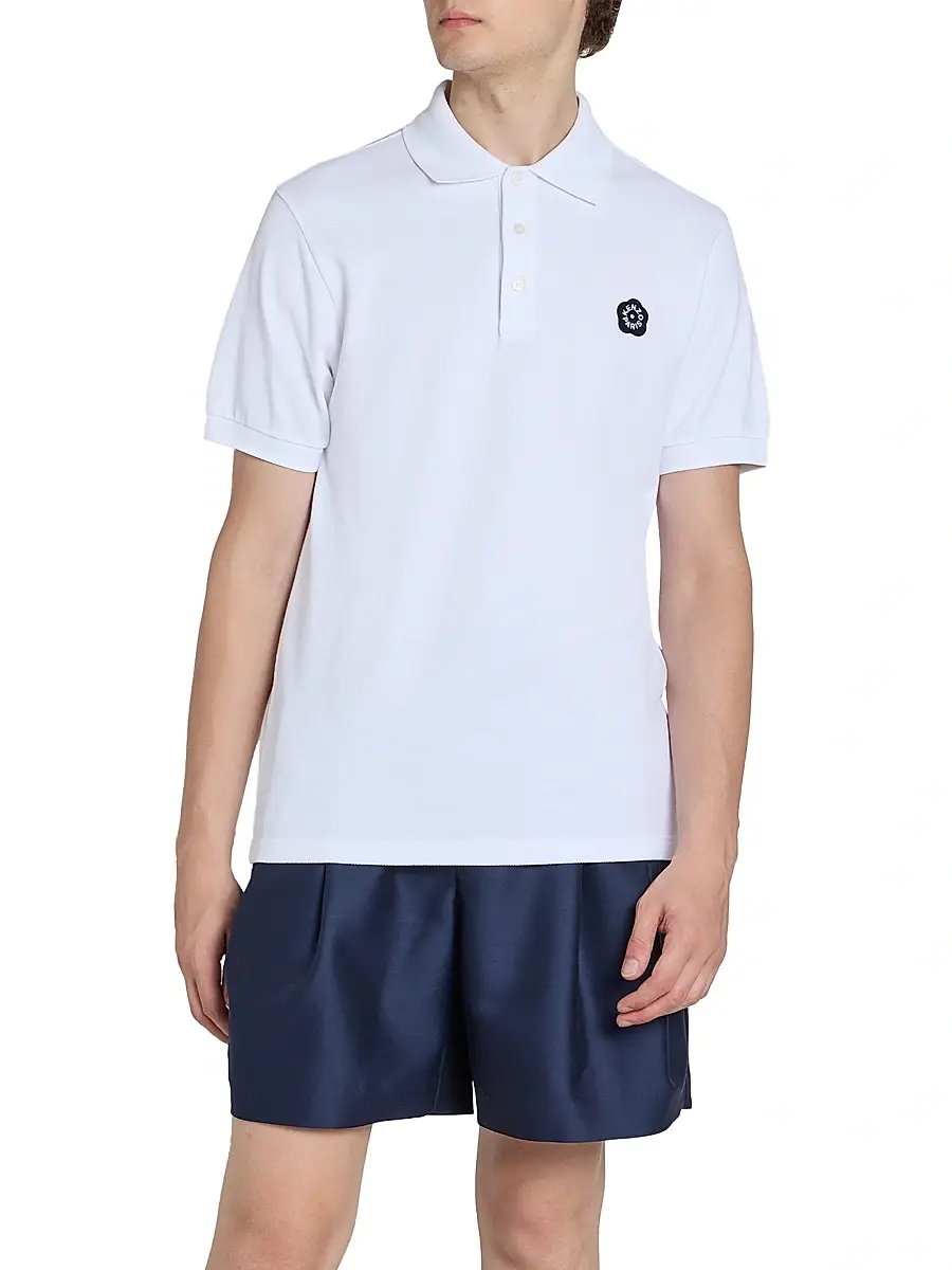 KENZO Men's Boke Flower 2.0 Crest Polo Shirt | Thumbnail 3