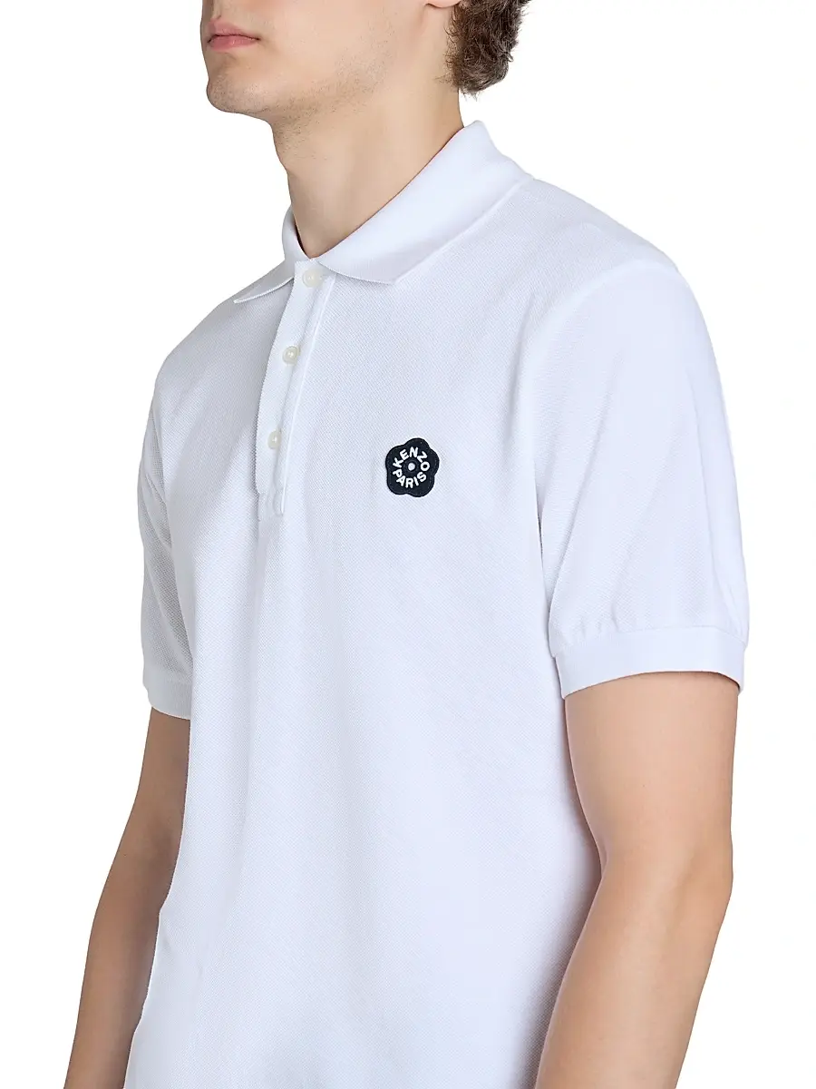 KENZO Men's Boke Flower 2.0 Crest Polo Shirt | Thumbnail 6
